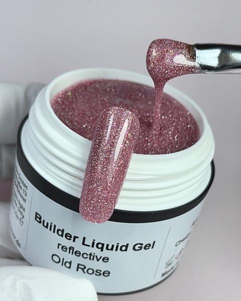 Builder Liquid Gel reflective Old Rose Karl Diamant 30 ml